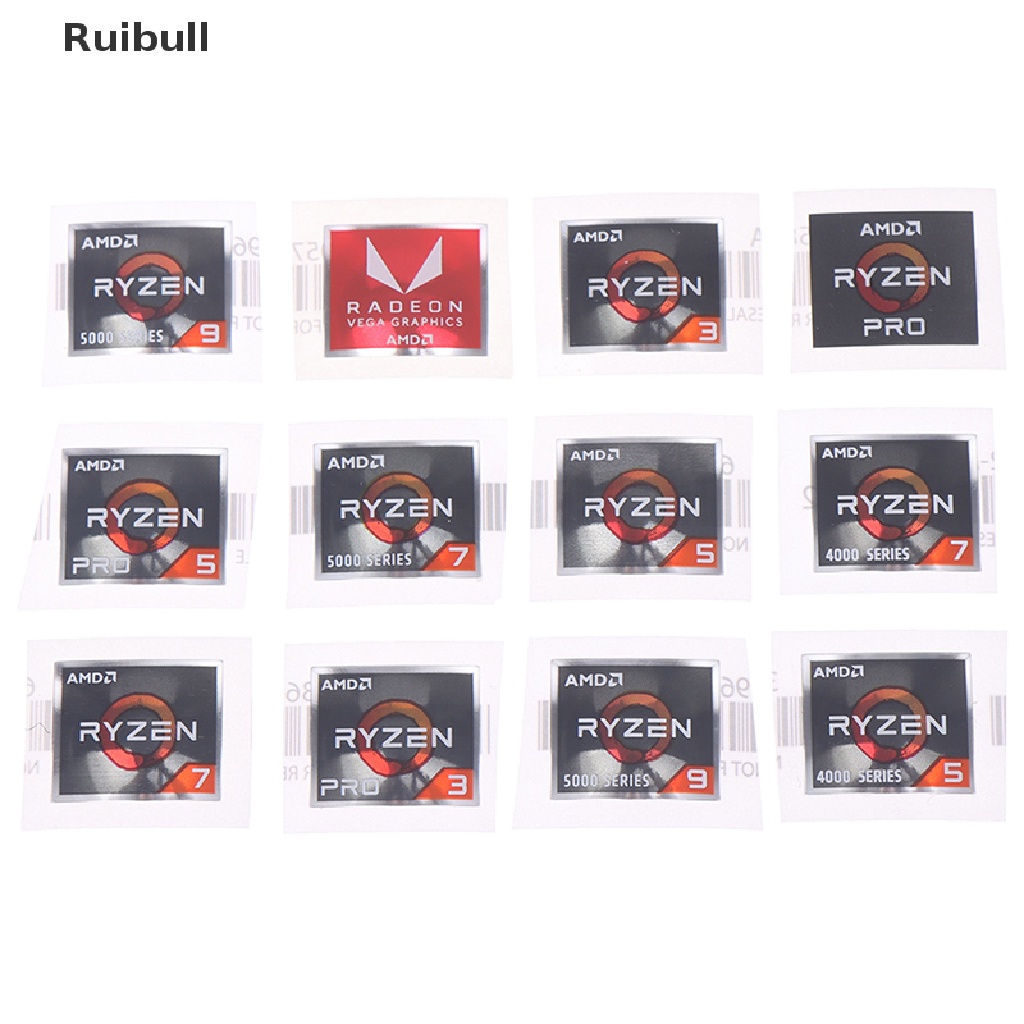 [Ruibull] AMD Processor Series Sticker ATHLON Ryzen R 3 5 7 Logo PRO7 Generation Label Hot Sale
