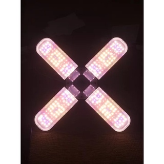 หลอดไฟปลูกผักไฮโดรโปนิกส์led grow light  ขั้วE27 hydroponics สวนผักออแกนิค ประหยัดไฟ ไฟปลูกพืช ไฟเลี้ยงต้นไม้โตเร็ว2เท่า