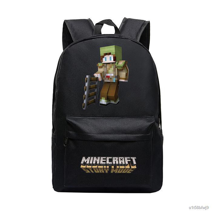 MINECRAFT Schulranzen – Stylischer Rucksack Für Kinder Mit Viel Stauraum & Ergonomischem Rücken