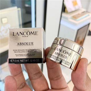 Lancome absolue soin Eye Cream 5ml ลังโคม อายครีม บำรุงรอบดวงตา ช่วยลดริ้วรอยแห้งยกกระชับ