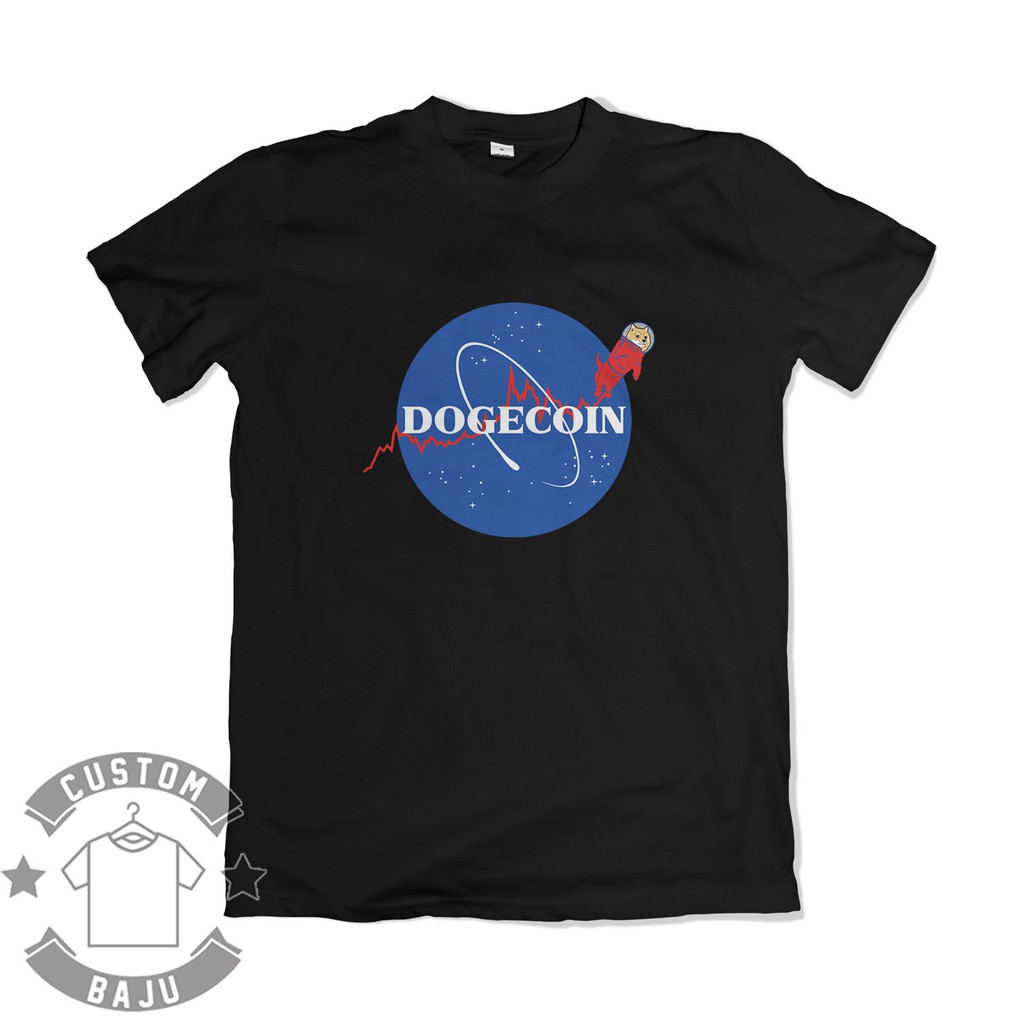 เสื้อยืด Dogecoin Fly High Cryptocurrency 459