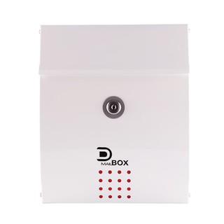 ตู้จดหมาย D MAIL BOX MB5102T สี ไอโวรี่/ดำD-BOX MB5102T IVORY-BLACK L MAIL BOX