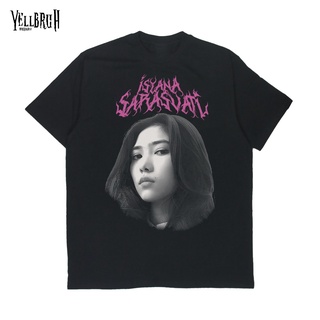 เสื้อยืดผู้ชาย เสื้อยืด ลาย isyana sarasvati crips Bootleg S-5XL