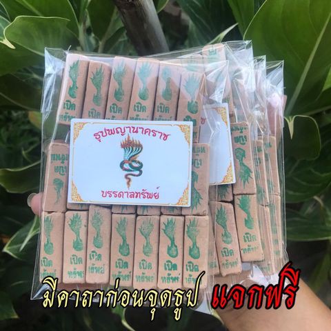 ธูปพญานาค 20-100 แท่ง (ทำพิธีปลุกเสกแล้ว) ธูปขอหวย ธูป ธูปเสี่ยงโชค ธูปตัวเลข ธูปใบ้หวย หวยแม่นๆ