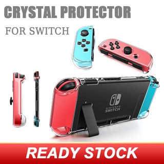 Nintendo Switch เคสใสคริสตัลใสสำหรับ Clear Transparent Crystal Hard Protective Case