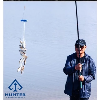 HUNTER เบ็ดตกปลารูปแบบใหม่ ตะกร้อตาข่ายตกปลา จับปลาได้หลายตัว ใช้งานสะดวก