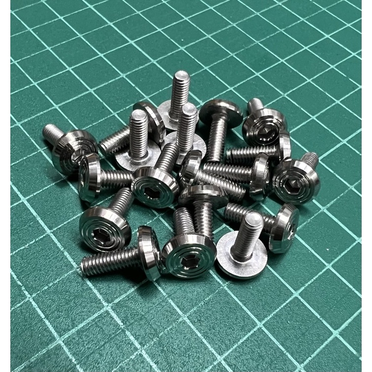 คอลโซล น็อตคอลโซลหัวจี้ลาย(ด้าน) เบอร์6 (M4*12)//(M4*15)//(M6*15)