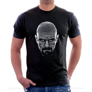 Gildan เสื้อท็อป ผ้าฝ้าย 100% ลาย Breaking Bad Walter White Heisenberg Meth Crystal 9762 ของขวัญวันฮาโลวีนS-5XL