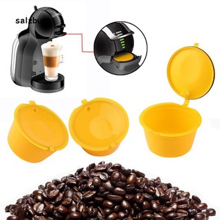 ขายดี แคปซูลกรองกาแฟ สเตนเลส แบบรีฟิล สําหรับ Dolce Gusto 3 ชิ้น