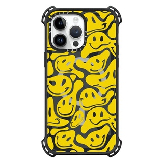 [Pre-order] CASETiFY Acid Smiles - Marigold 14 Pro Max  Bounce Case  Color: Triple Black