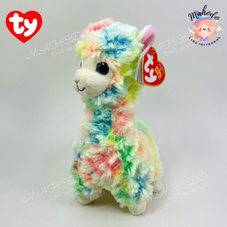 ตุ๊กตาอัลปาก้า TY (มือสอง) ขนาด 8 นิ้ว ทีวาย ตุ๊กตาทีวาย Beanie Babies Original อัลปาก้า ตุ๊กตาอัลปาก้า อัลปาก้าสีรุ้ง