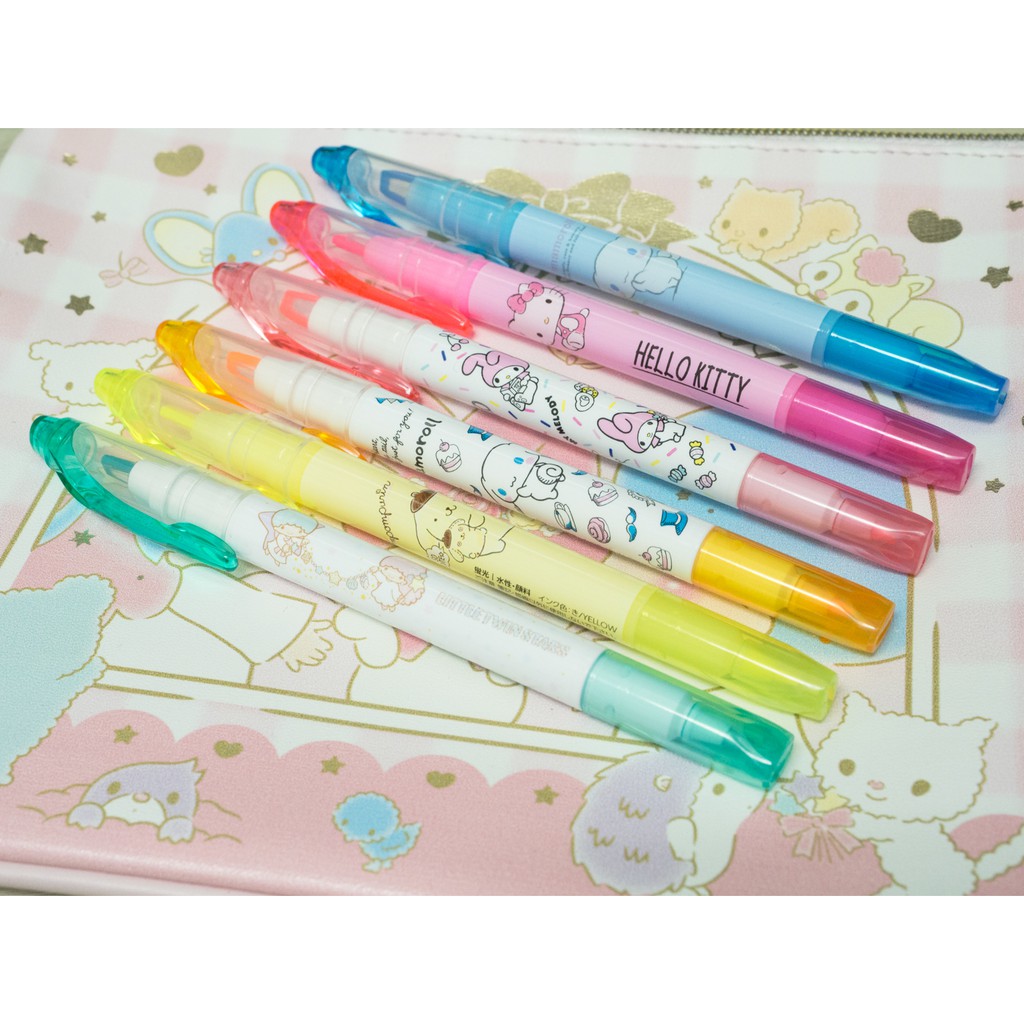Hello Kitty highlighters Set Hello Kitty Office Supplies highlighters