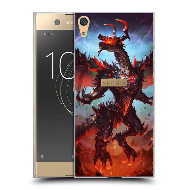 เคส สำหรับ Sony Xperia XA1 Plus Dragon Series Slim Back Cover [DRG003]