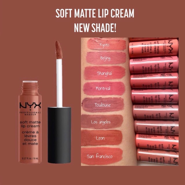 NYX soft matte lip cream