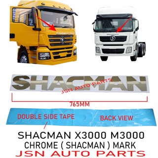 โลโก้สัญลักษณ์ J120S41 MARK SHACMAN โครเมี่ยมรถบรรทุก AKSESORI