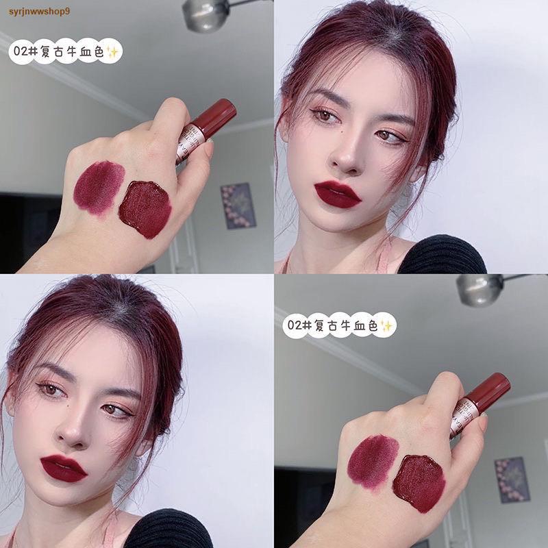 จุดประเทศไทยM075 2 In 1 ลิปสติกลิปกลอสเนื้อMatte ติดนานกันน้ํา 12สี ...
