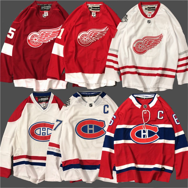 NHL Hockey JERSEY Hockey Hockey JERSEY Hip Hop เสื้อแขนยาว HIPHOP Street Dance ตัวอักษรสบายๆ Plus ขน