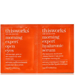 this works Morning Expert Duo Sachet :Hyarulonic Serum