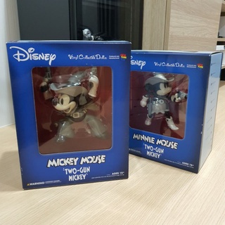 Figure โมเดล Medicom Mickey &amp; Minnie Two Gu Vinyl doll ของใหม่แท้