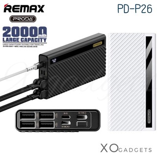 Remax Proda PD-P26 แบตสำรอง 20000mah Power Bank เพาเวอร์แบงค์ POWERBANK