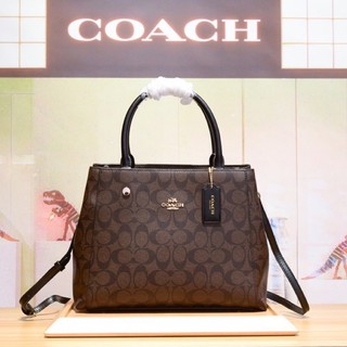 #coach56727 COACH COACH 56727 BROWN BLACK Coach กระเป๋าสะพายผู้หญิง Mini Lillie Carryall