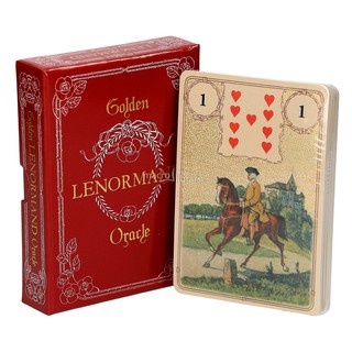 {ไพ่แท้ลิขสิทธิ์} ไพ่เลอร์นอร์มอง ชุด Golden lenormand oracle  พร้อมส่ง