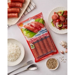 กุนเชียงหมู เนื้อนุ่ม 500g. ไม่ใช้วัตถุกันเสีย ไม่ผสมแป้ง 🌟แท่งใหญ่ หมูแน่น เต็มคำ มันน้อย หวานน้อย
