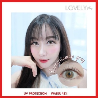 Wonder woman gray พร้อมส่งสายตาปกติและค่าสายตา (lovelyplus)