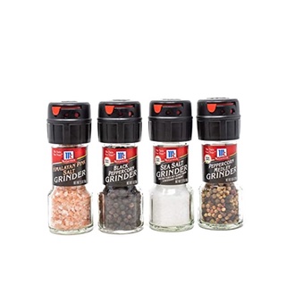 🇺🇸McCormick พริกไทยดำ เกลือหิมาลายัน พริกไทยหลากสี เกลือทะเล เกลือ ฝาบด  McCormick Spice Grinder 24-70g