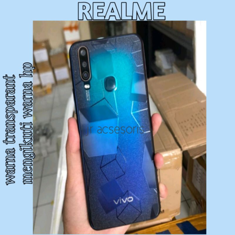 Garskin REALME ป้องกันรอยขีดข่วนกลับ motif C1 C2 C3 C11 C12 c25 c25s C15 C20 C21 C31 C35 C21y C30 2 