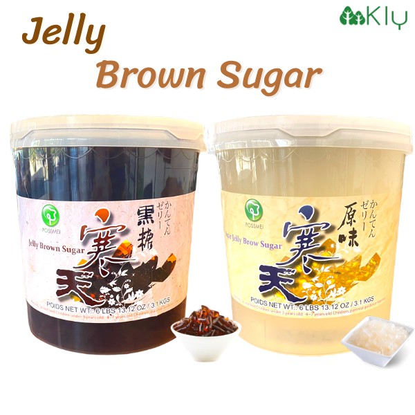 เจลลี่บราวน์ชูการ์ jelly Brown Sugar possmei 3.2kg