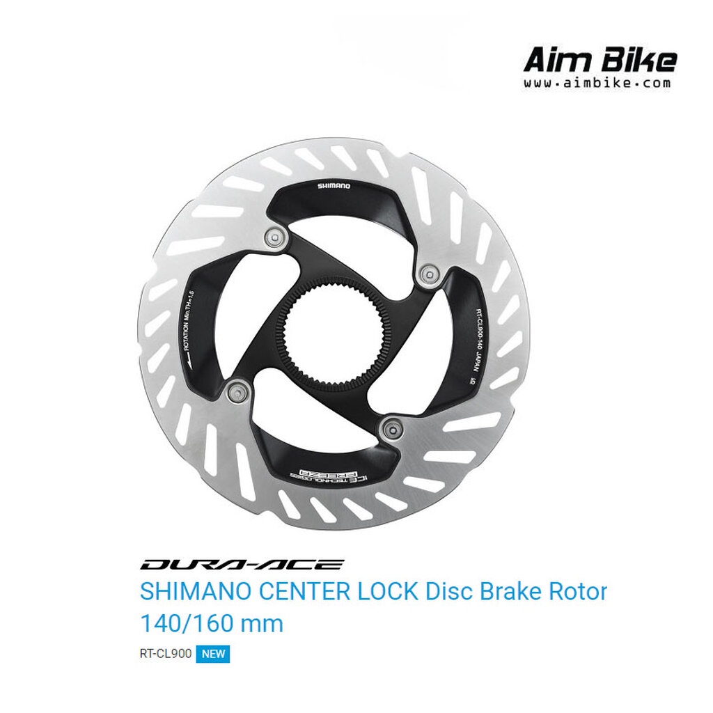 Shimano ใบดิสจักรยานเสือหมอบ Shimano Dura-ace RT-CL900 ขนาด 160mm, 140mm