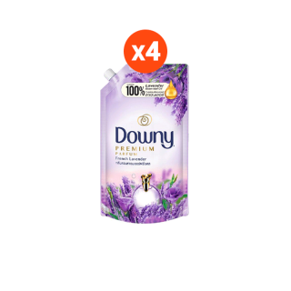 [ใหม่] Downy ดาวน์นี่ น้ำยาปรับผ้านุ่มสูตรเข้มข้น ถุงเติม กลิ่นสวนลาเวนเดอร์ฝรั่งเศส 530 มล. x4 แพ็ค Laundry Softener