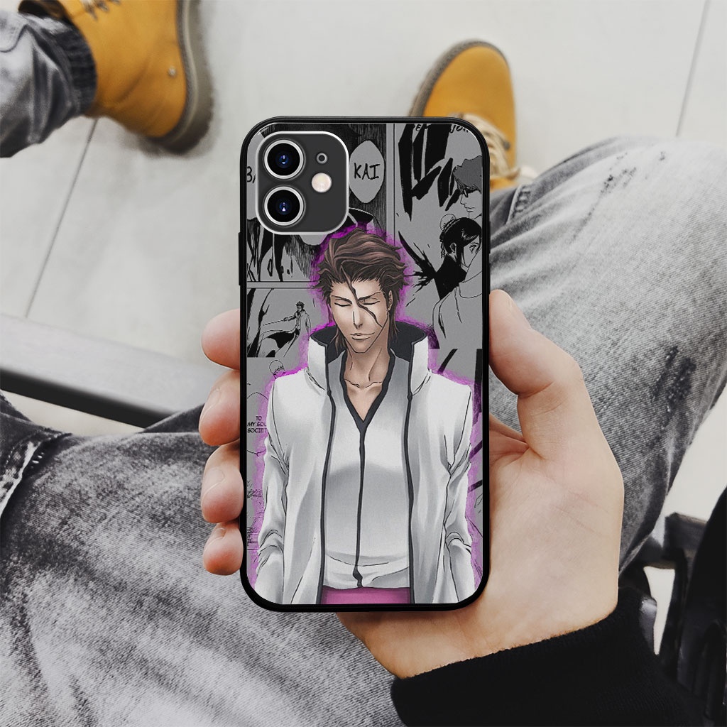 เคสภาพตัดปะ Aizen sosuke สําหรับ iphone ทุกรุ่นตั้งแต่ 6 - 13 BLC20220513