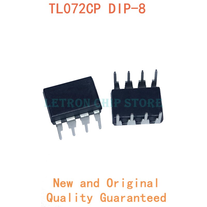 10 ชิ้น tl072c dip8 tl072cp dip-8 tl072cn dip novo e ชิปเซ็ต ic