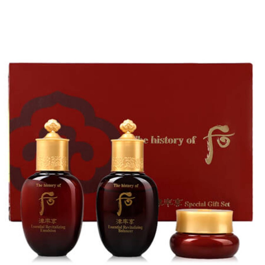 The history of whoo Revitalizing special gift set 3 itmes (วูแดง)