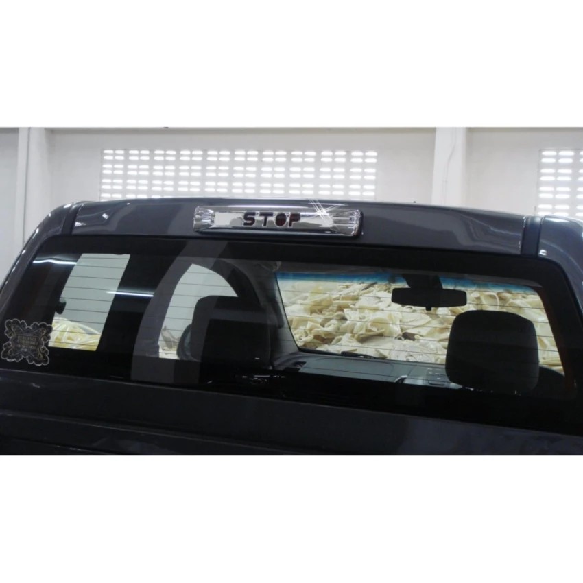 ครอบไฟเบรคหลัง โลโก้ Stop Dmax-2015 Break Cover (Logo STOP) #8985