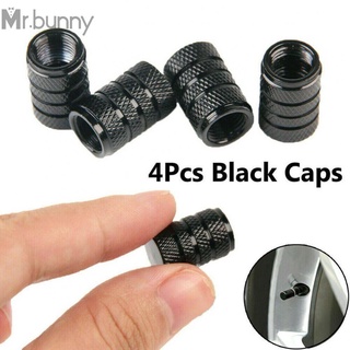 #MRBUNNY#4Pcs Aluminium Car Wheel Tyre Valve Stems Air Dust Cover Screw Cap Accessory /