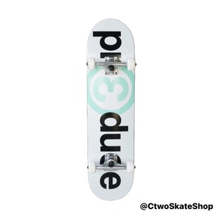 ชุดสเก็ตบอร์ด พร้อมเล่นเหมาะกับมือใหม่ PREDUCE OG LOGO WHITE/BLACK/MINT SKATEBOARD COMPLETE 7.5”