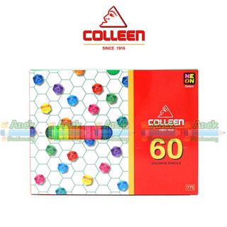 สีไม้ Colleen 60แท่ง60สี#775(แท่งเหลี่ยม)