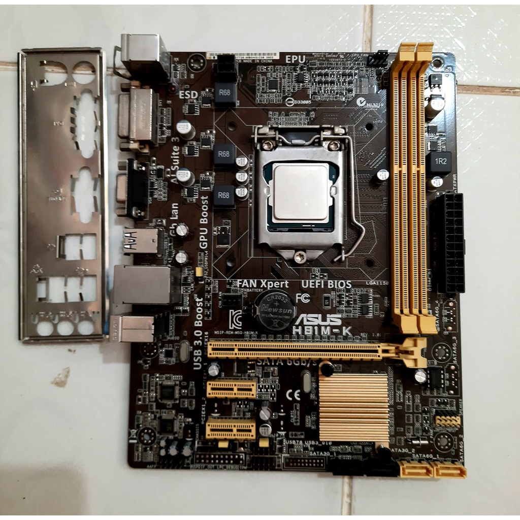 INTEL CORE I5 4590 3.3 GHz CPU (ซีพียู)พร้อมเมนบอร์ด