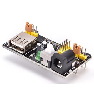 โมดูลแปลงไฟ 5V 3.3V ให้บอร์ดทดลอง Breadboard Power Supply สำaหรับ Arduino สำหรับ Arduino