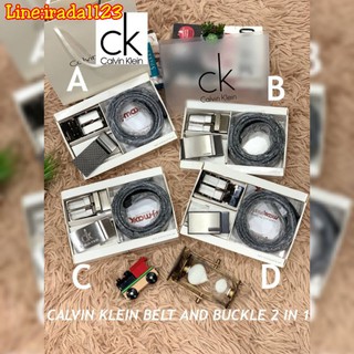 CALVIN KLEIN BELT AND BUCKLE 2 IN 1 ของแท้ ราคาถูก(สอบถามสินค้าก่อนสั่งซื้อ)​