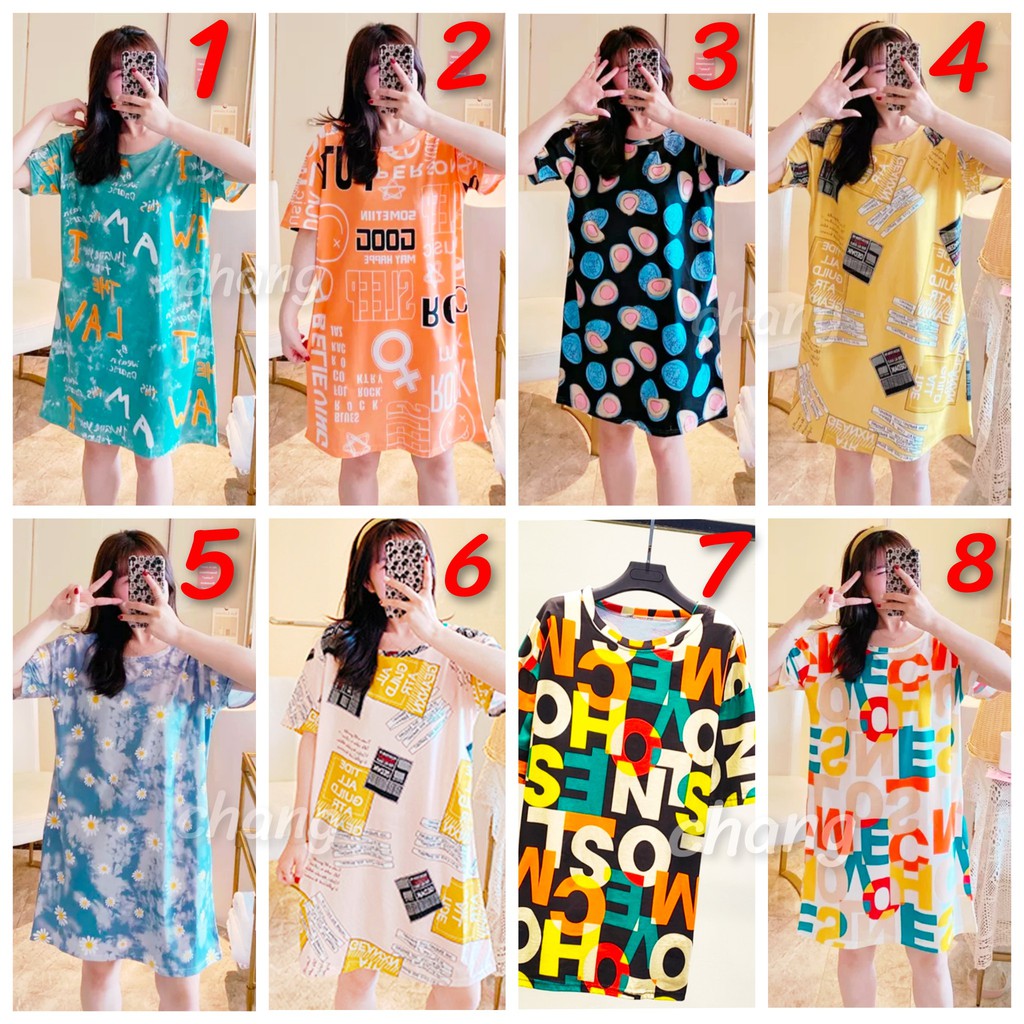 เสื้อยืด ชุดเดรส ชุดนอน ผ้ายืด CH0622 โปรดอ่านรายละเอียดก่อนสั่งซื้อค่ะ