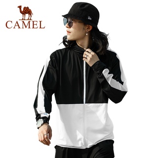 Camel เสื้อโค้ท ผ้าเรยอน ป้องกันรังสียูวี ระบายอากาศ สําหรับผู้ชาย และผู้หญิง