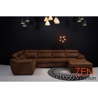 ZEN Collection RETRO Modern Sofa 3.40m. | Oil Pigment