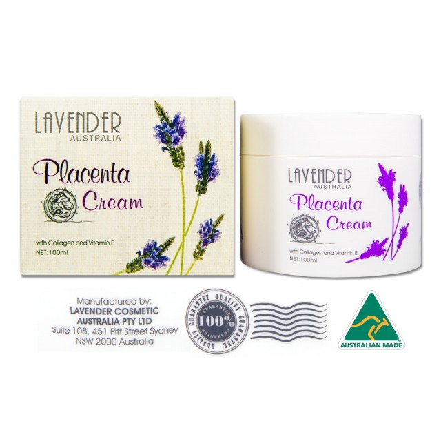 Lavender Placenta Cream ครีมรกแกะลาเวนเดอร์ พลาเซนต้า จากออสเตรเลีย แท้100% ฉลากไทย