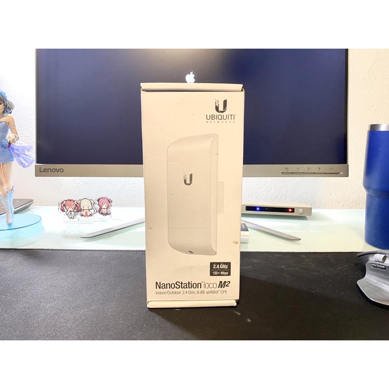 Ubiquiti NanoStation loco M2 อุปกรณ์รับ Wi-Fi 2.4 GHz มือสอง รับได้ไกลสูงสุดถึง 5 กิโลเมตร อุปกรณ์คร