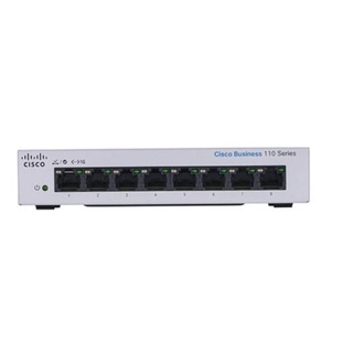 CBS110 Unmanaged 8-port GE, Partial PoE, Desktop, Ext PS  CBS110 Unmanaged 8-port GE, Partial PoE, Desktop, Ext PS