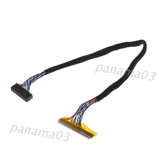 NAMA สายเคเบิ้ล 30 Pin 1 Ch 6 Bit Lvds 26 ซม . สําหรับหน้าจอ Lcd 14 . 1-15 . 6 นิ้ว